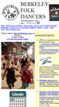 Mobile Screenshot of berkeleyfolkdancers.org