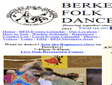 Tablet Screenshot of berkeleyfolkdancers.org